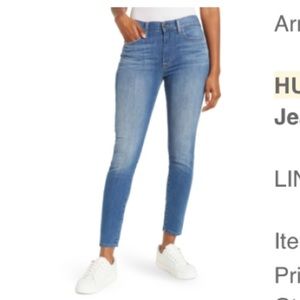 Hudson Blair high rise skinny ankle jeans